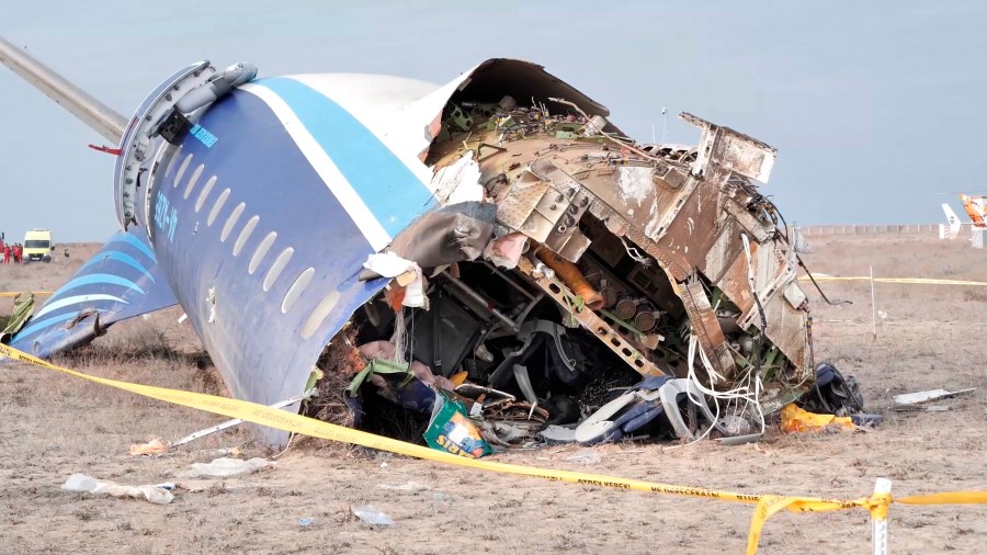 Experts say Russian air defense fire likely caused Azerbaijani plane crash