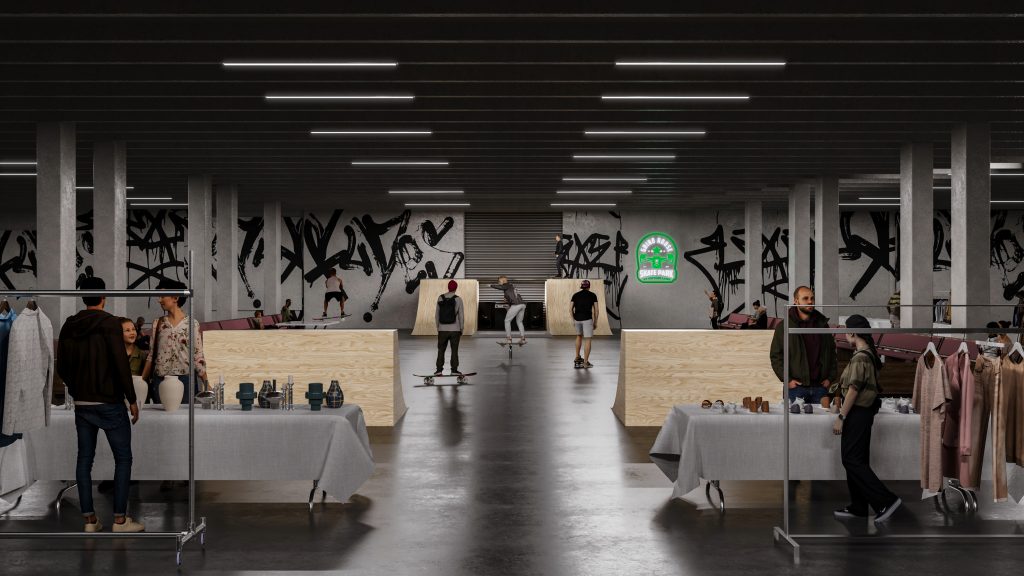 You can hit the ramp at this new indoor skate park